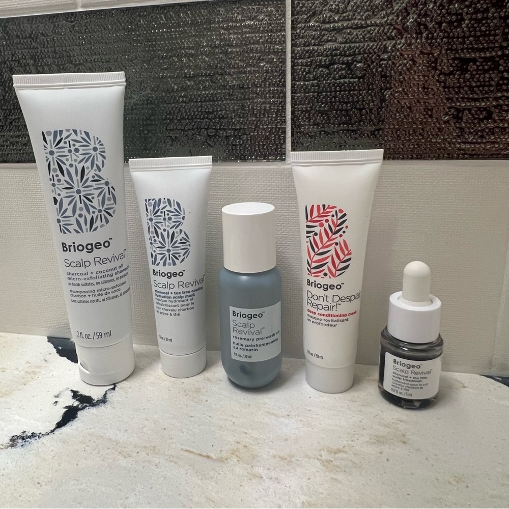Briogeo Scalp Revival and Don't Despair, Repair! - 5 Pieces - New/Unused